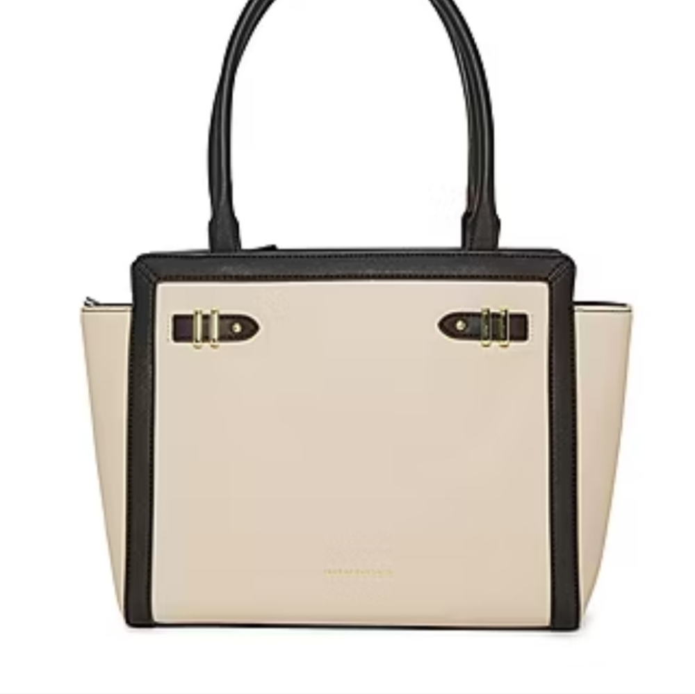 Liz Claiborne Tuxedo Tote Bag